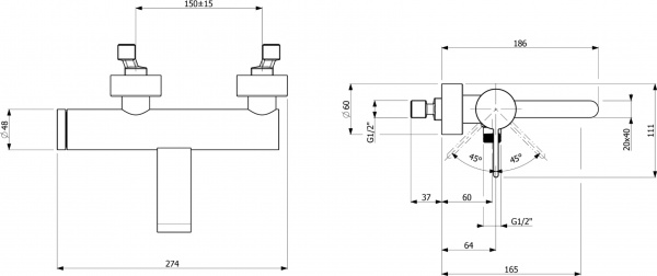  Villeroy & Boch Dawn TVT10650115161    