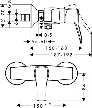  Hansgrohe Metris Classic 31672000  