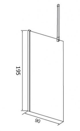 ������� ����������� RGW Walk In WA-03 900�1950 ������� ����, ������ ������