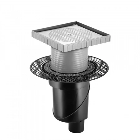 Трап водосток PLATZ Keramik 150х150 нержавеющая сталь , решетка под плитку 093062 Трап водосток PLATZ Keramik 150х150 нержавеющая сталь , решетка под плитку 093062