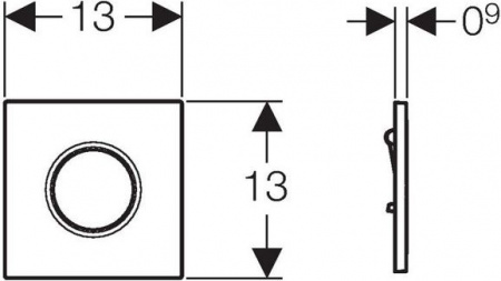    Geberit Sigma 01 116.011.46.5  