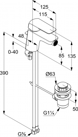  Kludi Ameo 412160575  