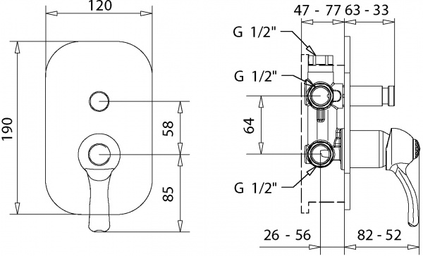  Migliore Lem Swarovski ML.LEM-1972K.BR   ,    , 