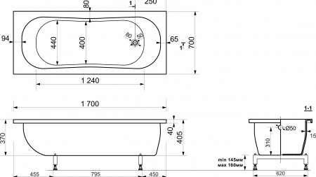 ����� �� �������������� ����� ����� ����� 170x70 � �������