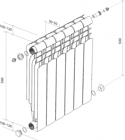   Royal Thermo Vittoria Super 500 VDR 8 