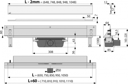 ������� ����� AlcaPlast Spa APZ5-EDEN-1050