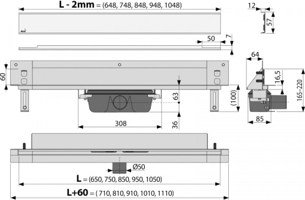 ������� ����� AlcaPlast Spa APZ5-EDEN-1050