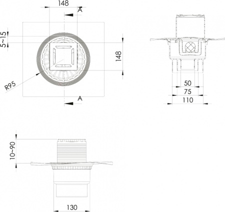 ������� ���� Berges Wasserhaus Zentrum Norma 091463 15 x15 ��, ����