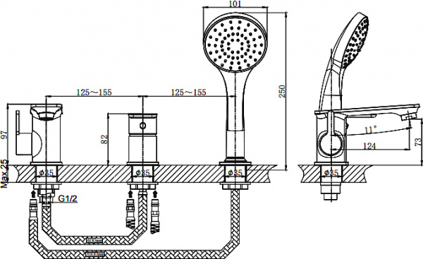  Rush Bruny BR4335-333   