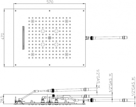   Bossini Dream 3 Sprays RGB Cromotherapy  
