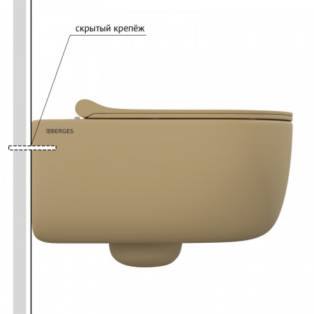 ������ BERGES ��������� EGO XL ������� ������� Rimless 54 ��, ������� EGO XL Slim SO ������� �������, ���������, ���������� 083211