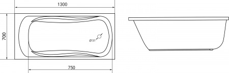 ��������� ����� 1MarKa Classic 130x70