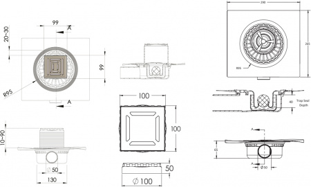 ������� ���� Berges Wasserhaus Zentrum Uno 090371 10x10 ��
