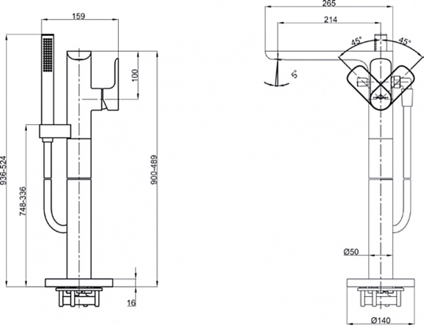  Villeroy & Boch TVT00050300061 
