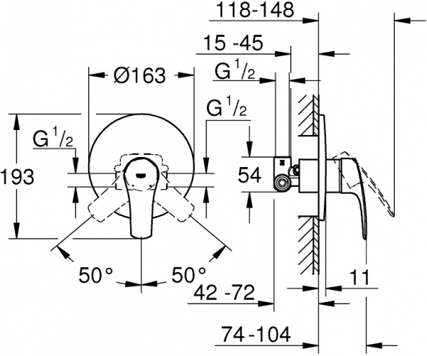  Grohe Eurosmart 33556003   ,  