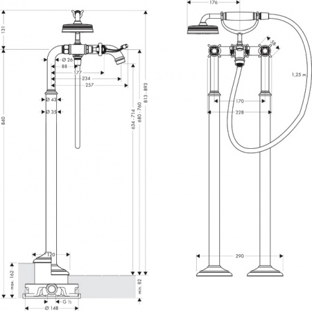 Axor Montreux 16547340   , 