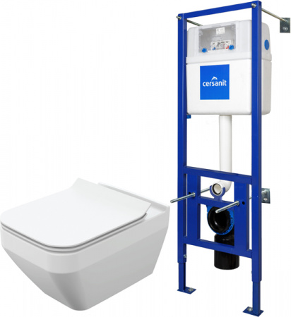 ��������  ������ ��������� Cersanit Crea Square Clean On DPL EO slim + ������� ����������� ��� �������� Cersanit Link Pro