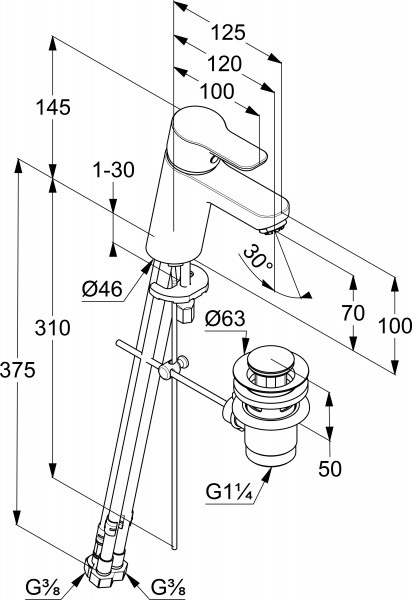  Kludi Pure&Easy 372760565  ,   