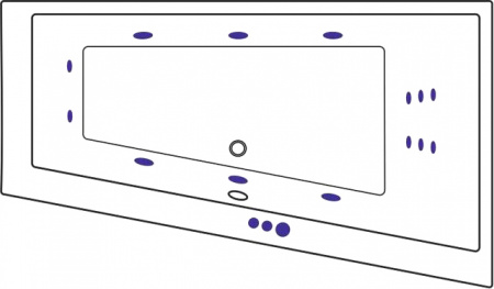 Акриловая ванна Excellent Sfera Slim WAEX.SFP17S.SMART 170х100 R Акриловая ванна Excellent Sfera Slim WAEX.SFP17S.SMART 170х100 R