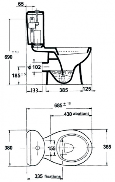    Jacob Delafon Kandel E1459