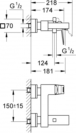  Grohe Eurocube 23140000    