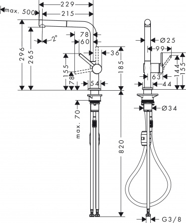  Hansgrohe Talis M54 72808800   , 
