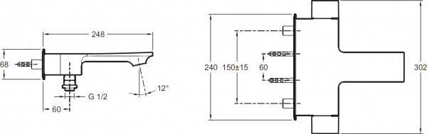  Jacob Delafon Stance E9103-CP    
