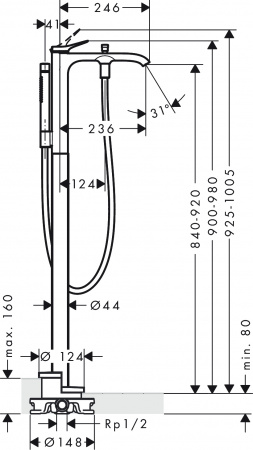  Hansgrohe Vivenis 75445000 , 