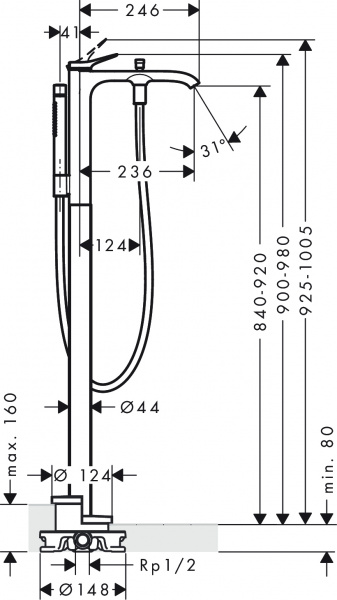  Hansgrohe Vivenis 75445000 , 