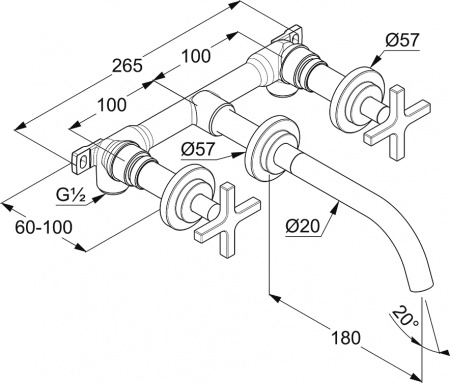  Kludi Nova Fonte Classic 201440520   ,  