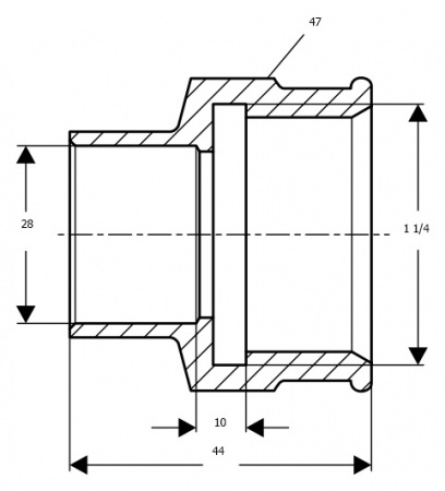 ���������� Viega 94270G �� DN 28x1 1/4