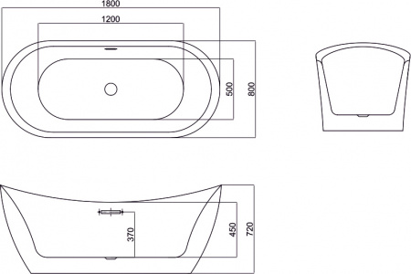 ��������� ����� Black&White Swan SB104 180x80