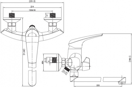  Aquanet Techno SD90889A 