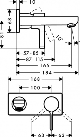  Hansgrohe Metris S 31162000  