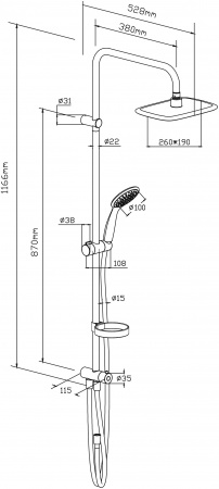 ������� ������ Damixa RedBlu Palace Evo 974200063