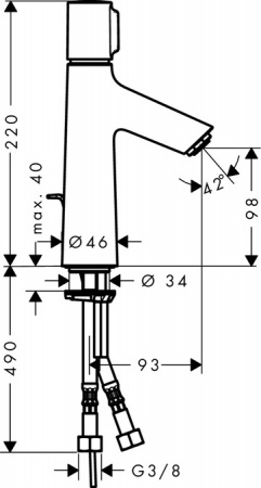  Hansgrohe Talis Select S 72042000  