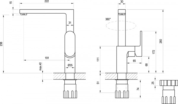  Ravak Chrome CR 016.00   
