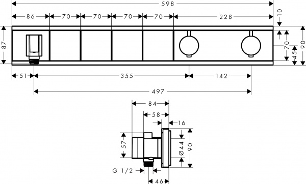  Hansgrohe RainSelect 15357000  , 