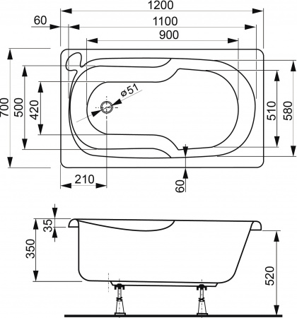   Vagnerplast Nike 120x70  