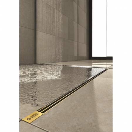 Душевой лоток Berges SUPER Slim 1000 золото глянец 092055 Душевой лоток Berges SUPER Slim 1000 золото глянец 092055