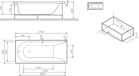   AM.PM Spirit V2.0 180x80   +  AM.PM  30    