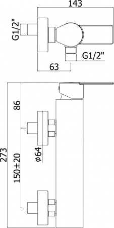  Paffoni Tango TA168CR  