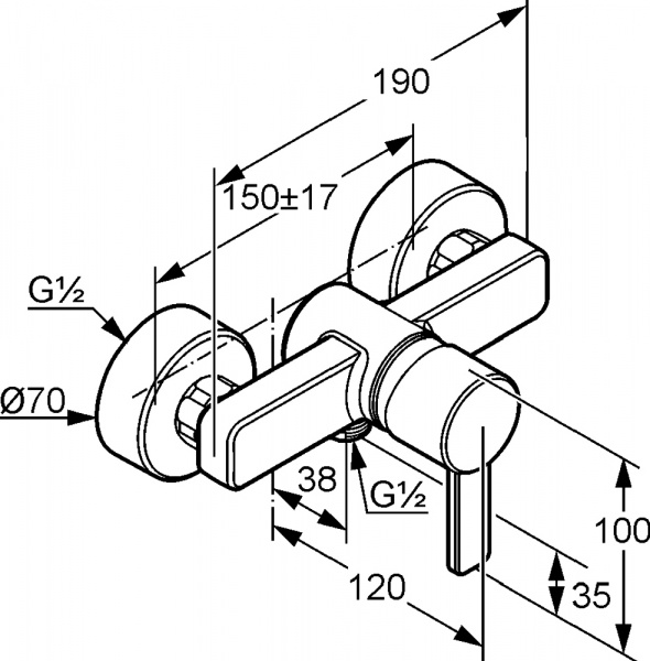  Kludi Zenta 388700575  