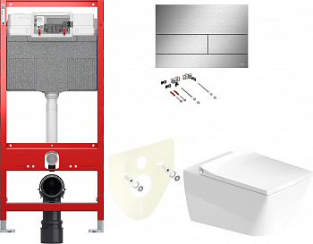 �������� ������ ��������� Duravit Viu 2511090000 ������������ + ������-������� � ����������� + ����������� TECE TECEprofil Uni 2.0 9300302 � ������� �����