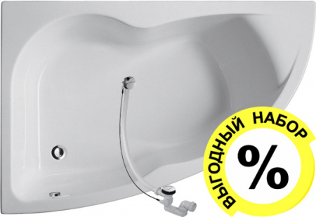 ��������� ����� Jacob Delafon Micromega Duo 170x105 L + ����-�������