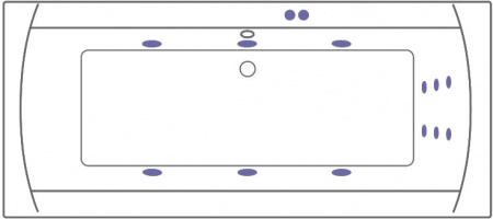 Акриловая ванна Excellent Aquaria Lux WAEX.AQU18.LINE 180x80 Акриловая ванна Excellent Aquaria Lux WAEX.AQU18.LINE 180x80