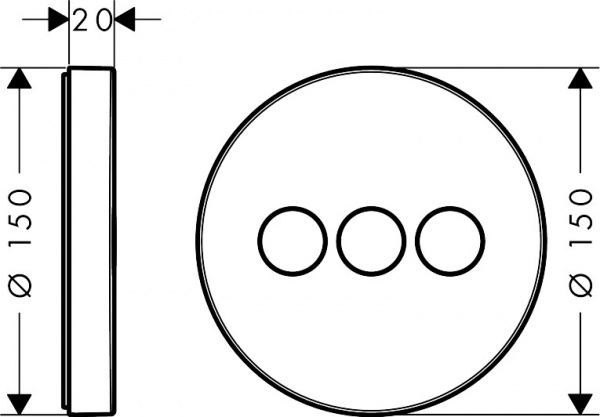   Hansgrohe ShowerSelect S 15745000  