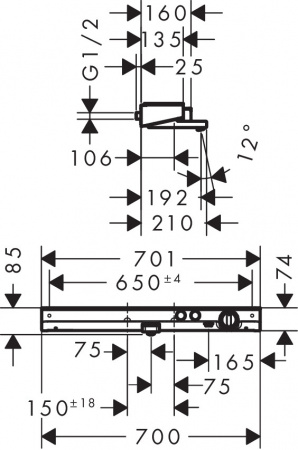 Hansgrohe ShowerTablet Select 13183400    