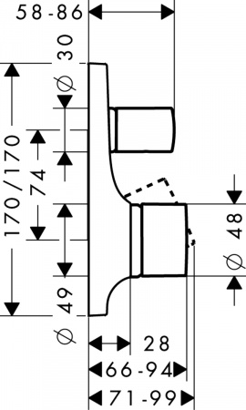  Axor Massaud 18455000    