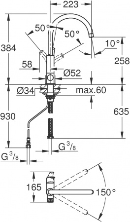  Grohe Blue Pure Eurosmart 31722000        PRO 50